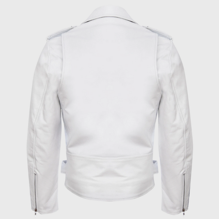 Dex™ | Leather Jacket with Zip Fastening