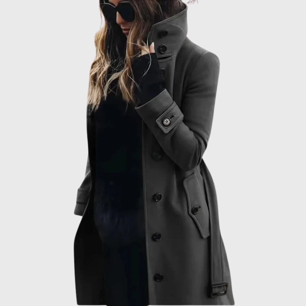 Winfell | Water-Repellent Long Trench Coat