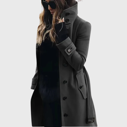 Winfell | Water-Repellent Long Trench Coat