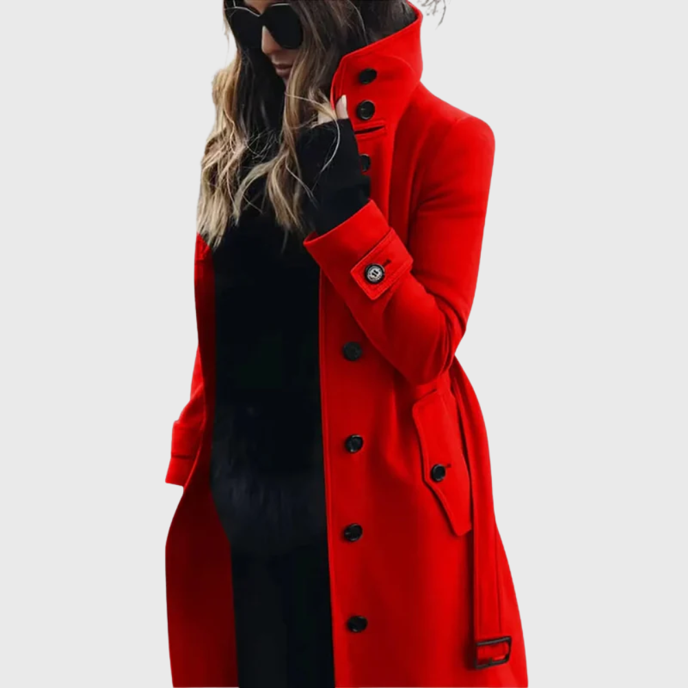 Winfell | Water-Repellent Long Trench Coat