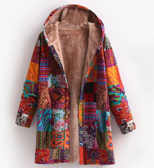 Cassandra | Hooded Jacket with Fleece Lining