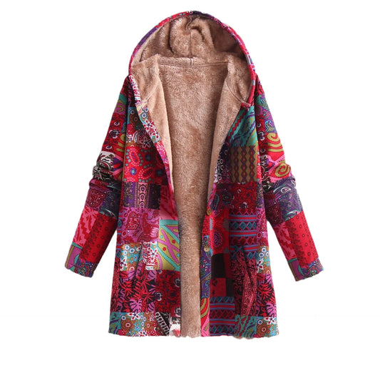 Rhea | Hooded Jacket with Fleece Lining