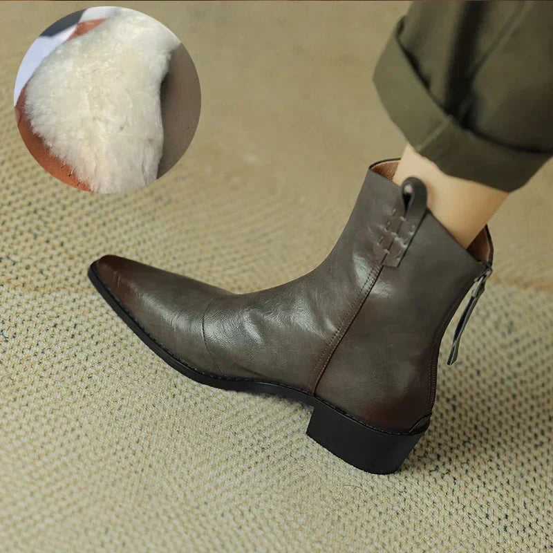 Sylwia | Elegant Winter Ankle Boots