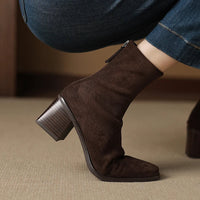 Iwona | Elegant Suede Ankle Boots