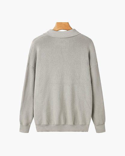 AVELYN LONDON™ | Half-Zip Polo Jumper