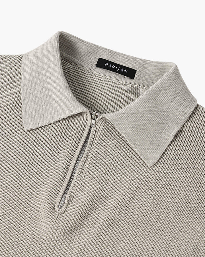 AVELYN LONDON™ | Half-Zip Polo Jumper