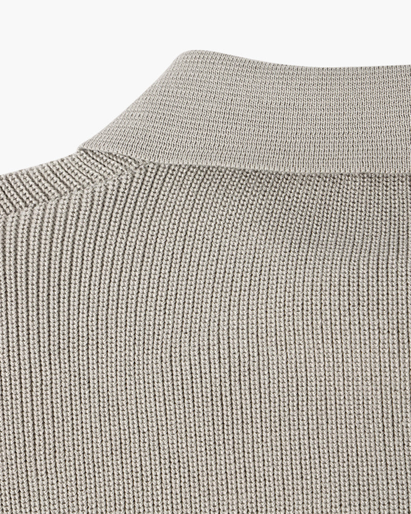 AVELYN LONDON™ | Half-Zip Polo Jumper