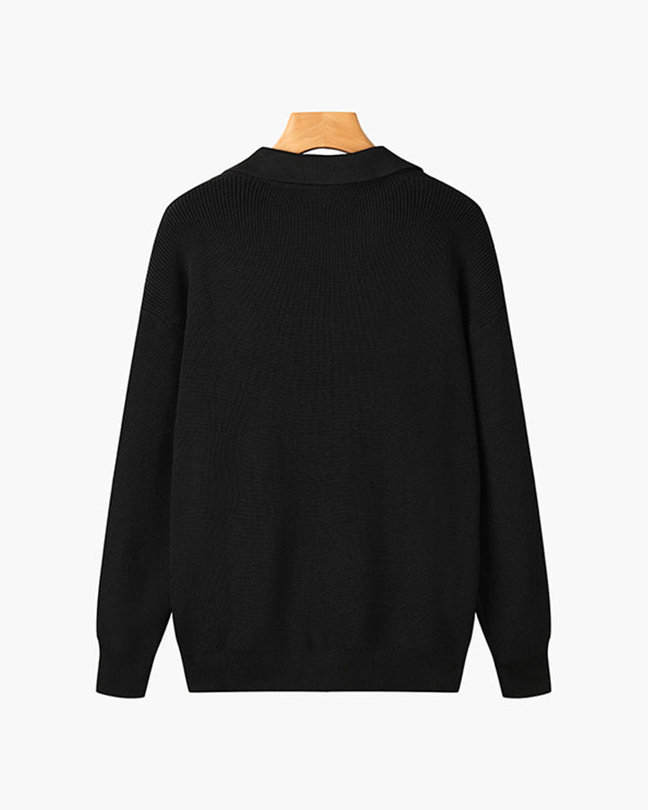 AVELYN LONDON™ | Half-Zip Polo Jumper
