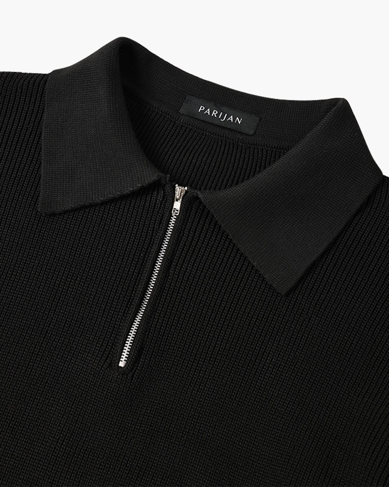 AVELYN LONDON™ | Half-Zip Polo Jumper