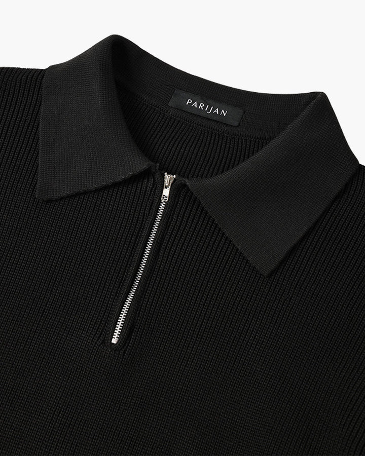 AVELYN LONDON™ | Half-Zip Polo Jumper
