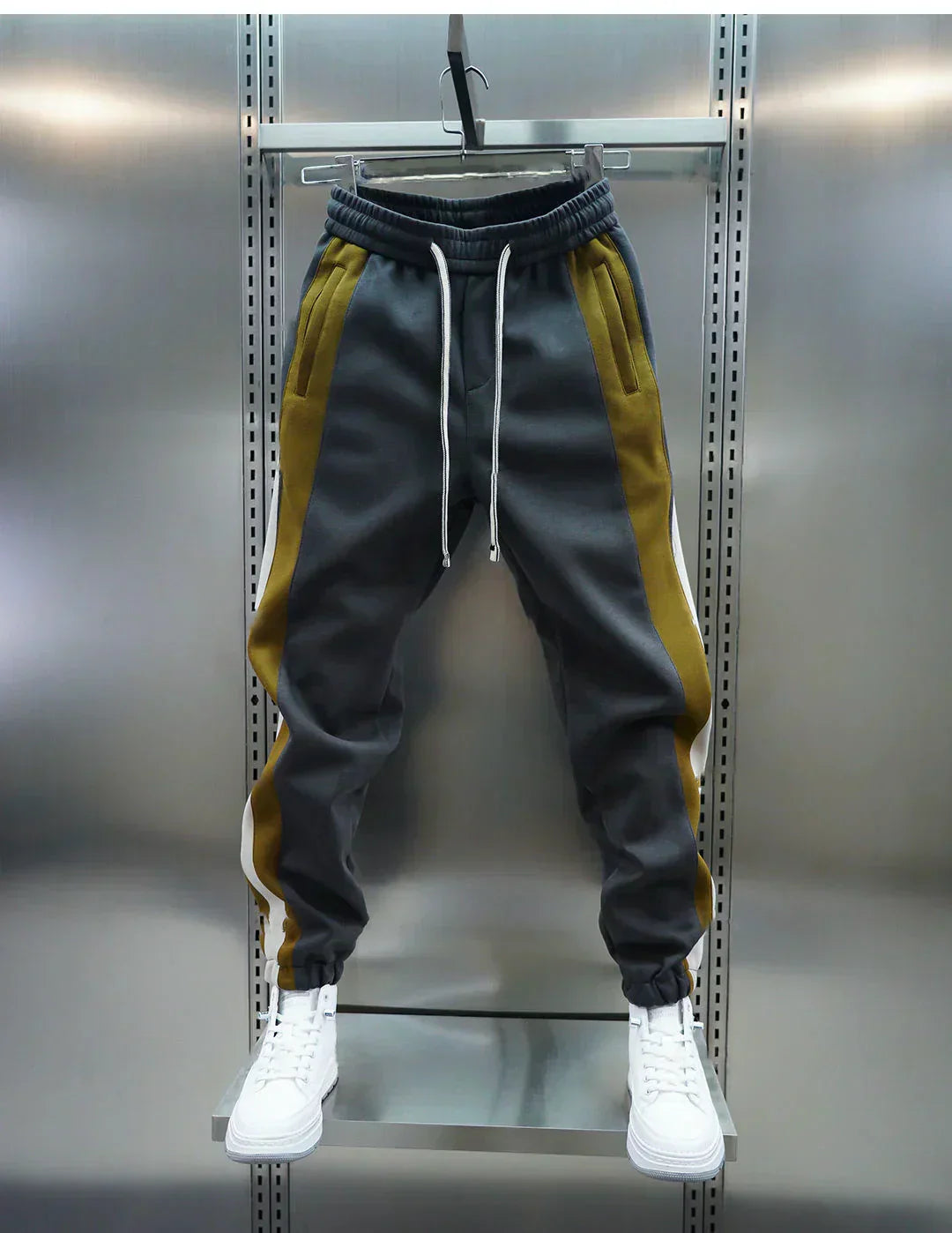 Laurent™ | Trousers with Tension and Contrast Stripes