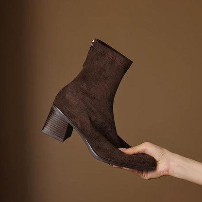 Iwona | Elegant Suede Ankle Boots