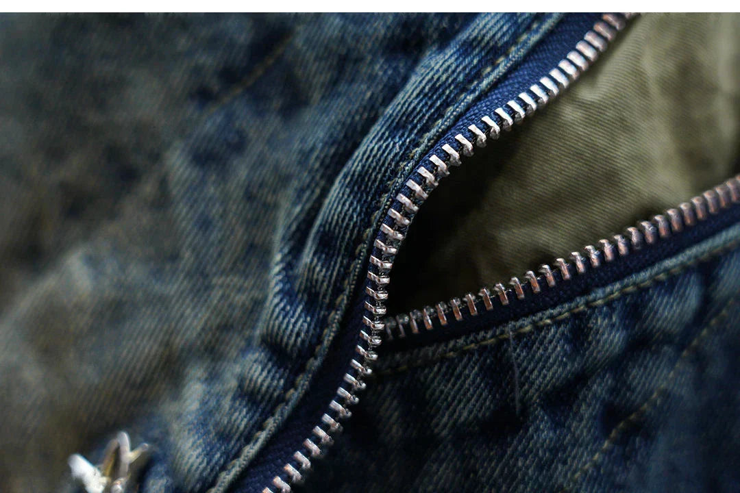 Laurent™ | Baggy Denim Trousers with Belt