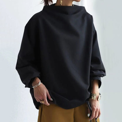 June | Lisa | High-Neck Casual Top