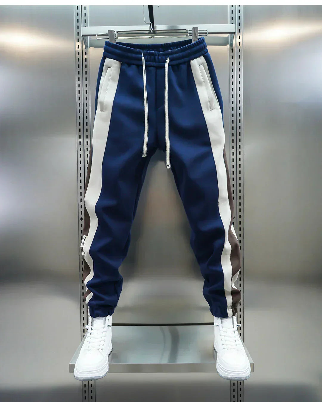 Laurent™ | Trousers with Tension and Contrast Stripes