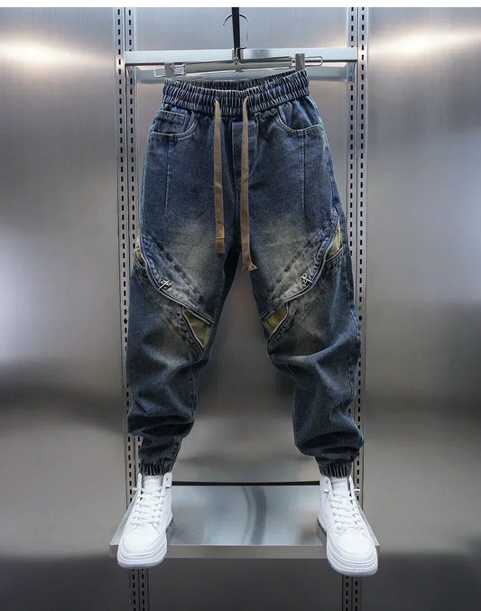 Laurent™ | Baggy Denim Trousers with Belt