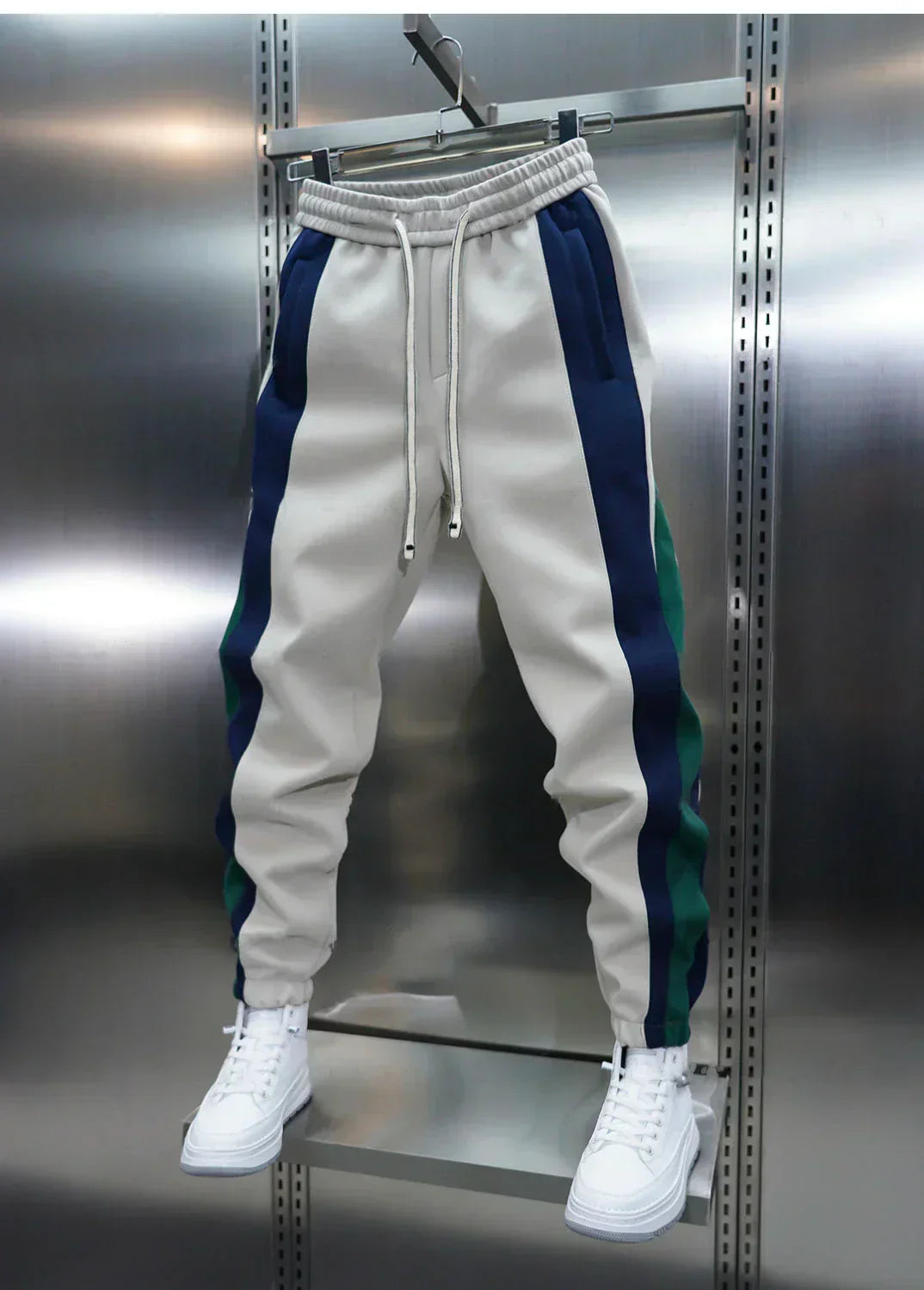Laurent™ | Trousers with Tension and Contrast Stripes
