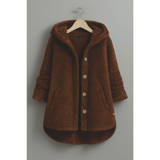 Keira | Button-Up Hooded Jacket
