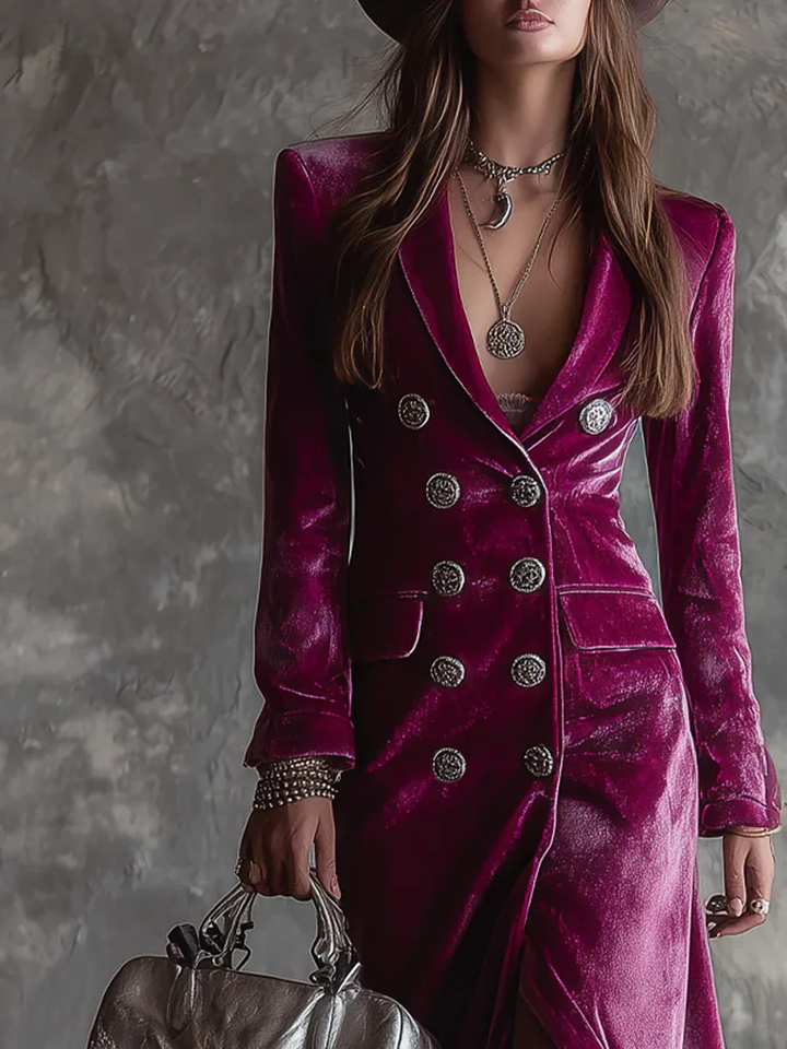 Avelyn™ Victoria | Velvet Blazer Dress