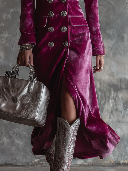 Avelyn™ Victoria | Velvet Blazer Dress