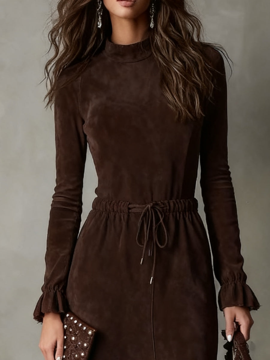Avelyn™ | Isla Suede Midi Dress