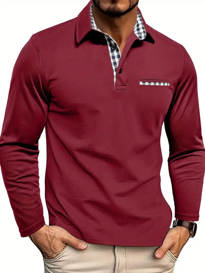 Edwardson | Classic Long Sleeve Polo Shirt
