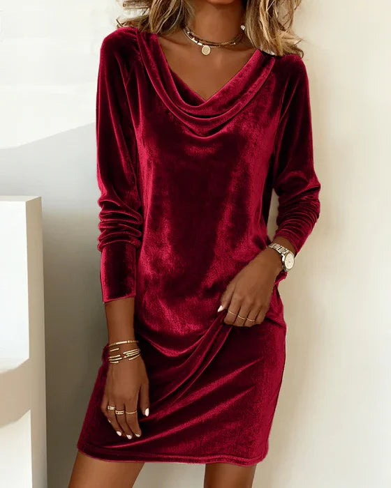 Avelyn™ | Frosina Velvet Dress