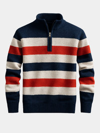 AVELYN LONDON™ | Men's Knit Pullover with Zip