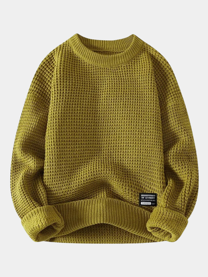 AVELYN LONDON™ | Premium Honeycomb Knit Sweater