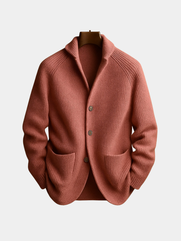 ALEXANDER™ | CORD CARDIGAN IN WOOL FOR MEN