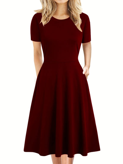 Evelyn Quinn | Retro A-Line Summer Dress