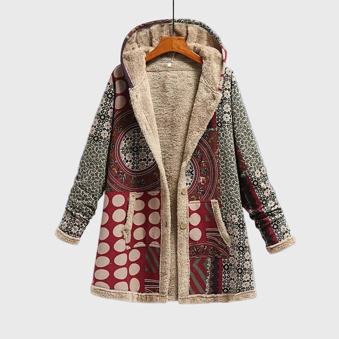 Lila | Hooded Jacket Lined with Fleece