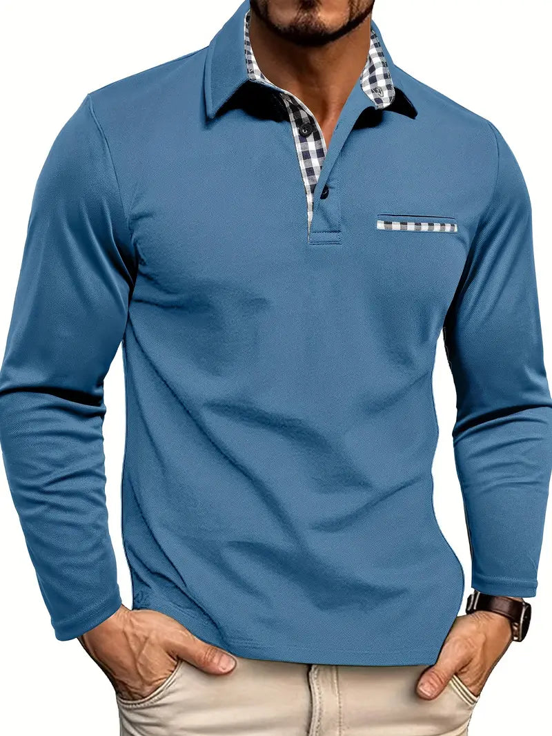 Edwardson | Classic Long Sleeve Polo Shirt