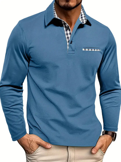 Edwardson | Classic Long Sleeve Polo Shirt