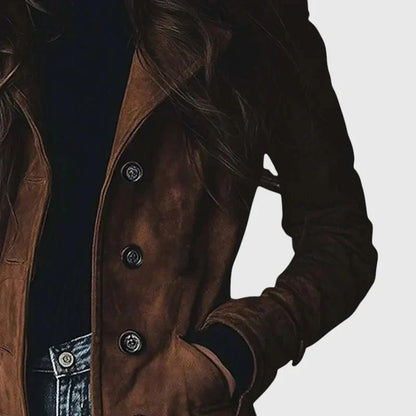 Tiffany | Elegant Brown Trench Coat