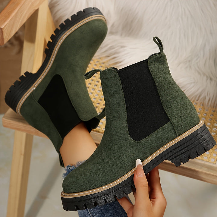 Marta | Women's Ankle Boots with Thick Sole