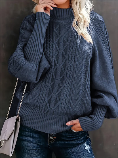 June | Lory | Casual Long Sleeve Knitted Sweater