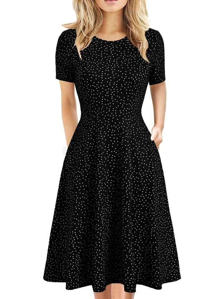 Evelyn Quinn | Retro A-Line Summer Dress