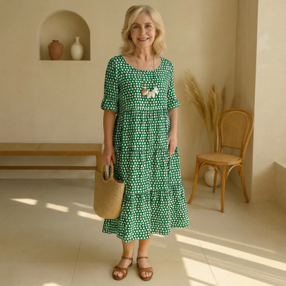 Amara™ | Flow Midi Dress