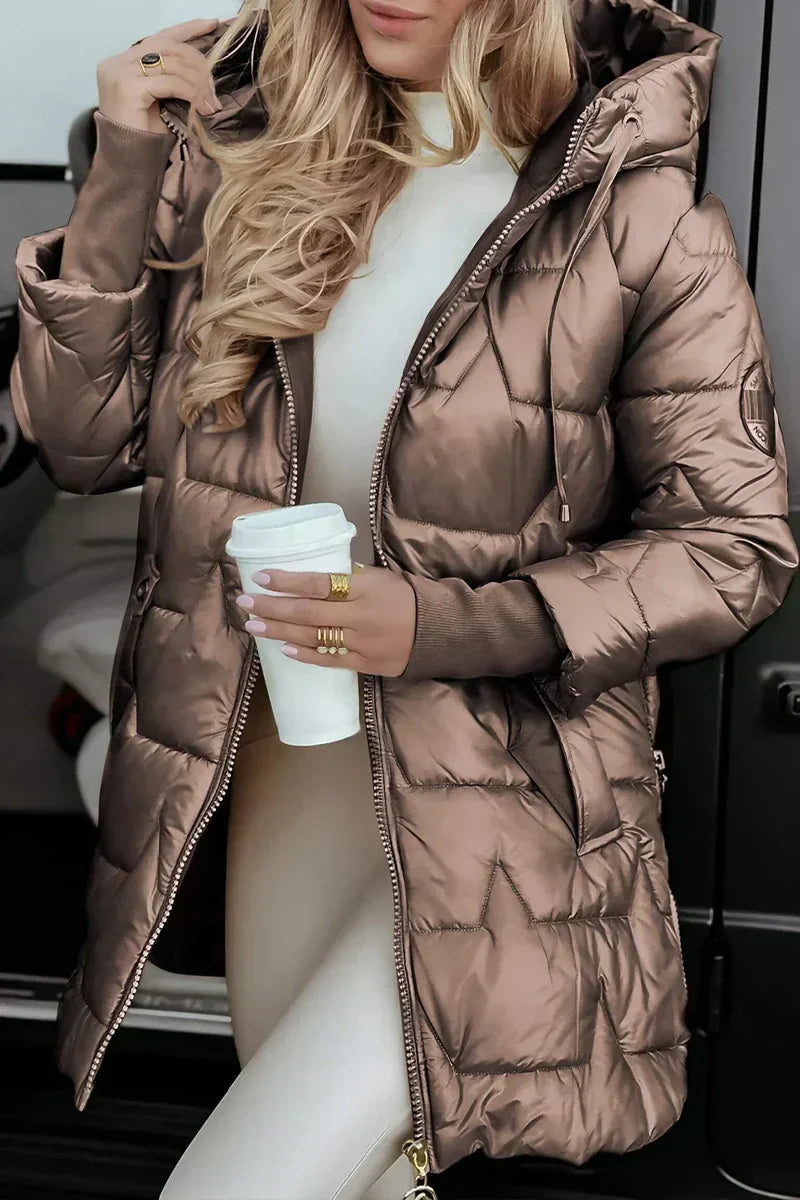 Melina | Elegant Winter Coat with Hood