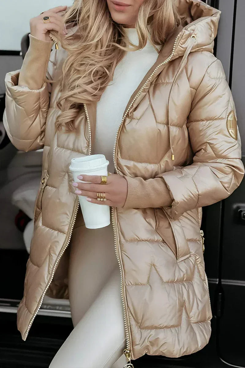 Melina | Elegant Winter Coat with Hood