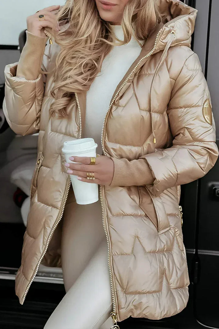 Melina | Elegant Winter Coat with Hood