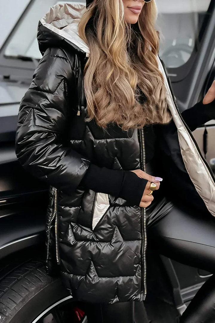 Melina | Elegant Winter Coat with Hood