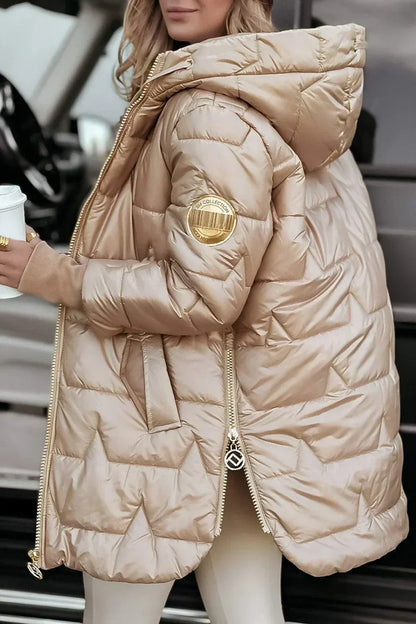 Melina | Elegant Winter Coat with Hood