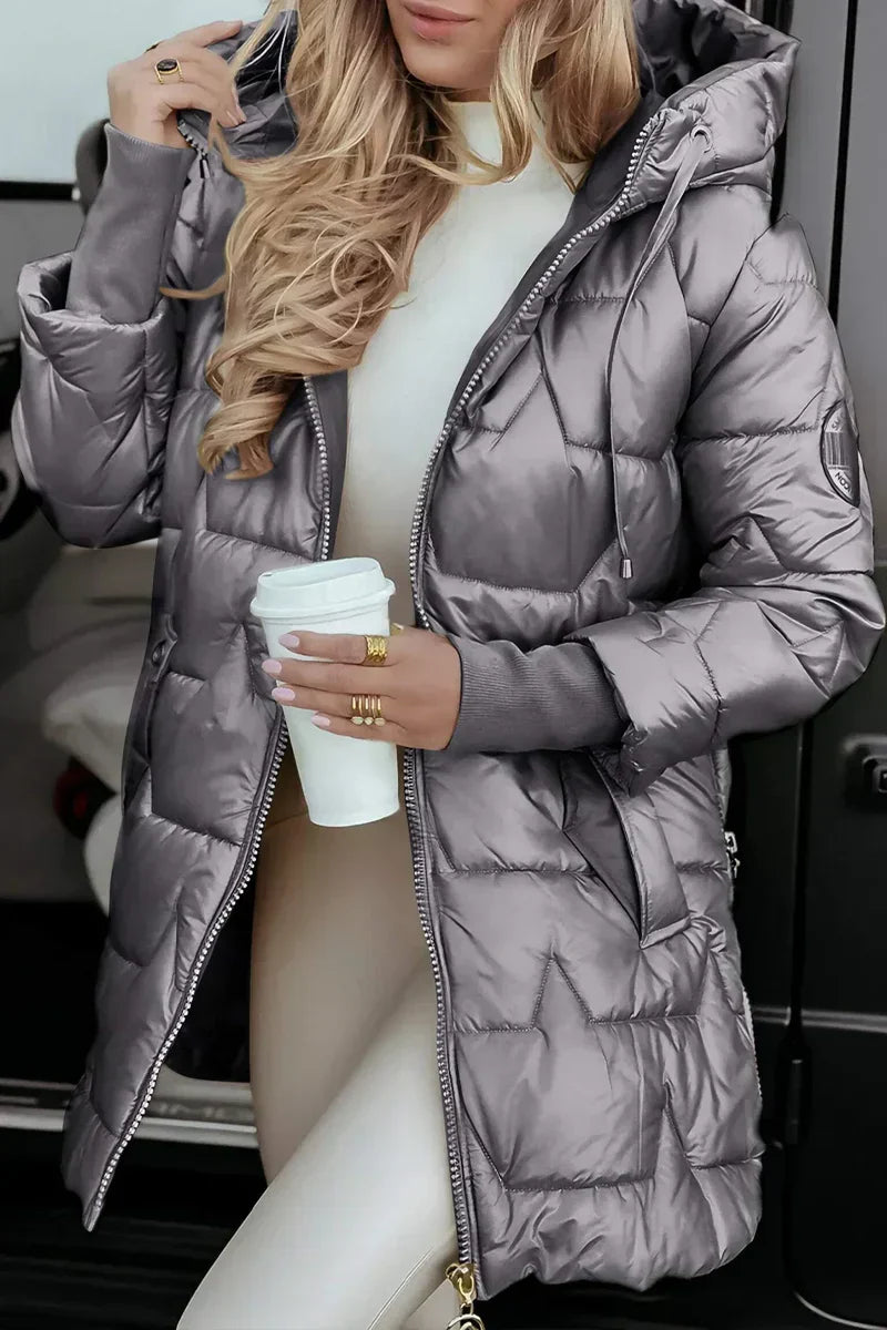 Melina | Elegant Winter Coat with Hood