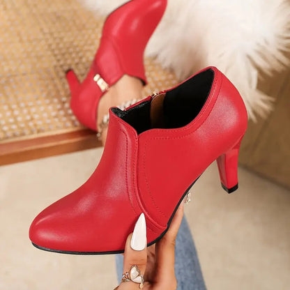 Charlotte | Leather Comfort Ankle Boots - Premium Edition