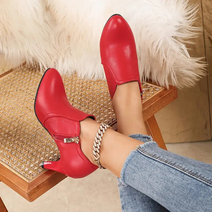Charlotte | Leather Comfort Ankle Boots - Premium Edition