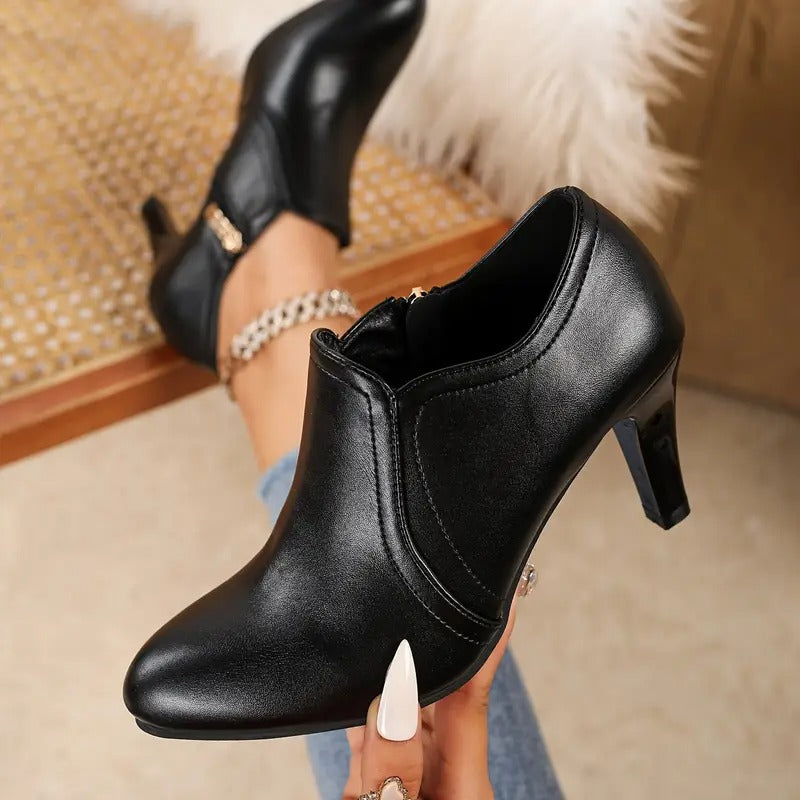 Charlotte | Leather Comfort Ankle Boots - Premium Edition