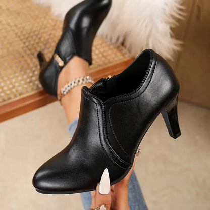 Charlotte | Leather Comfort Ankle Boots - Premium Edition