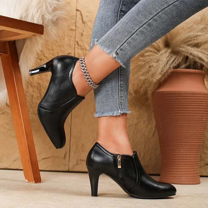 Charlotte | Leather Comfort Ankle Boots - Premium Edition